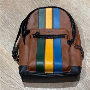 Coach West Pack with Varsity Stipe (Coach 1974)